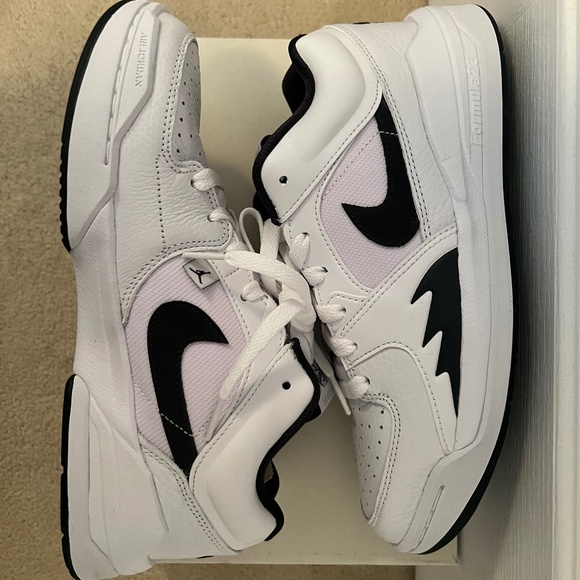 Air Jordan Stadium 90 'White Neutral Grey Black' NEW Size 7.5 - Picture 3 of 6